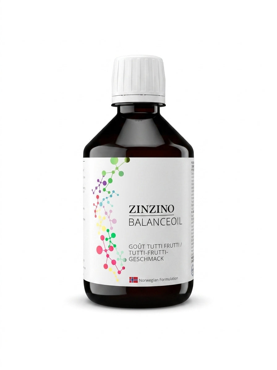 ZinZino BalanceOil+ Fischöl with Omega-3 2478 mg, Omega-9, Vitamin D3 100ml / 300ml