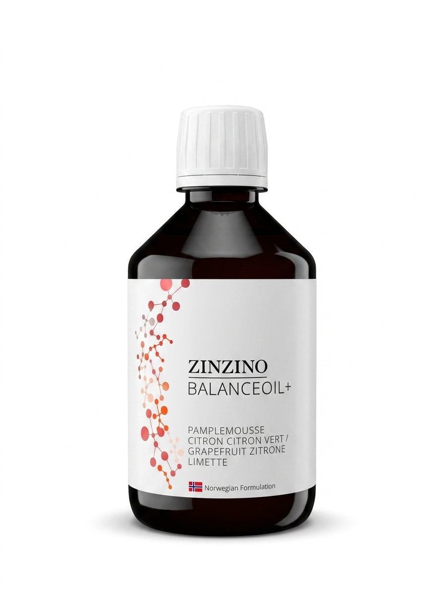 ZinZino BalanceOil+ Fischöl with Omega-3 2478 mg, Omega-9, Vitamin D3 100ml / 300ml