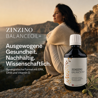 ZinZino BalanceOil+ Fischöl with Omega-3 2478 mg, Omega-9, Vitamin D3 100ml / 300ml