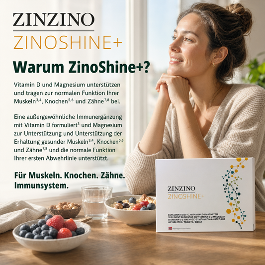 ZinZino ZinoShine+ Vitamin D3 & Magnesium Komplex
