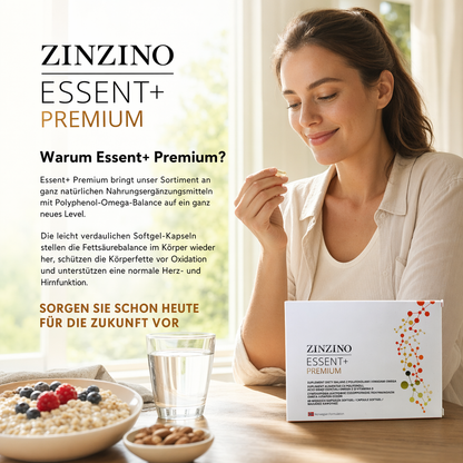 ZinZino Essent+ High-Dose Omega-3 with Vitamin D3 & Polyphenols