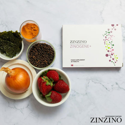 ZinZino ZinoGene+ DNA & Zellschutz – Fucoidan, Vitamin C & Zink Tabletten