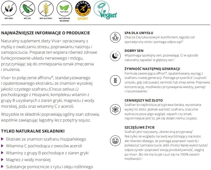 Zinzino Viva+ Stimmung, Fokus & Nerven mit Safran, Magnesium & Vitamin C