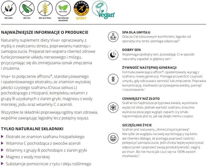 Zinzino Viva+ Stimmung, Fokus & Nerven mit Safran, Magnesium & Vitamin C