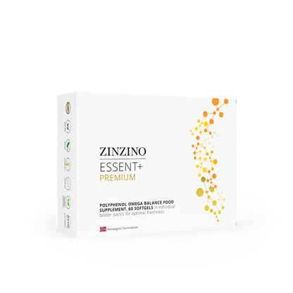 ZinZino Essent+ Omega-3 Kapseln Hochdosiert mit Vitamin D3 & Olivenöl