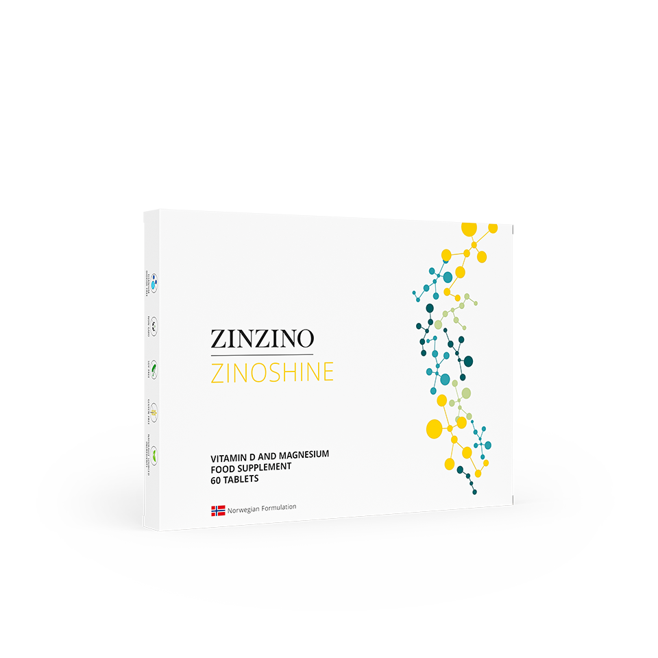 ZinoShine+ – Natural Vitamin D3 & Magnesium for Immunity, Bones & Muscles